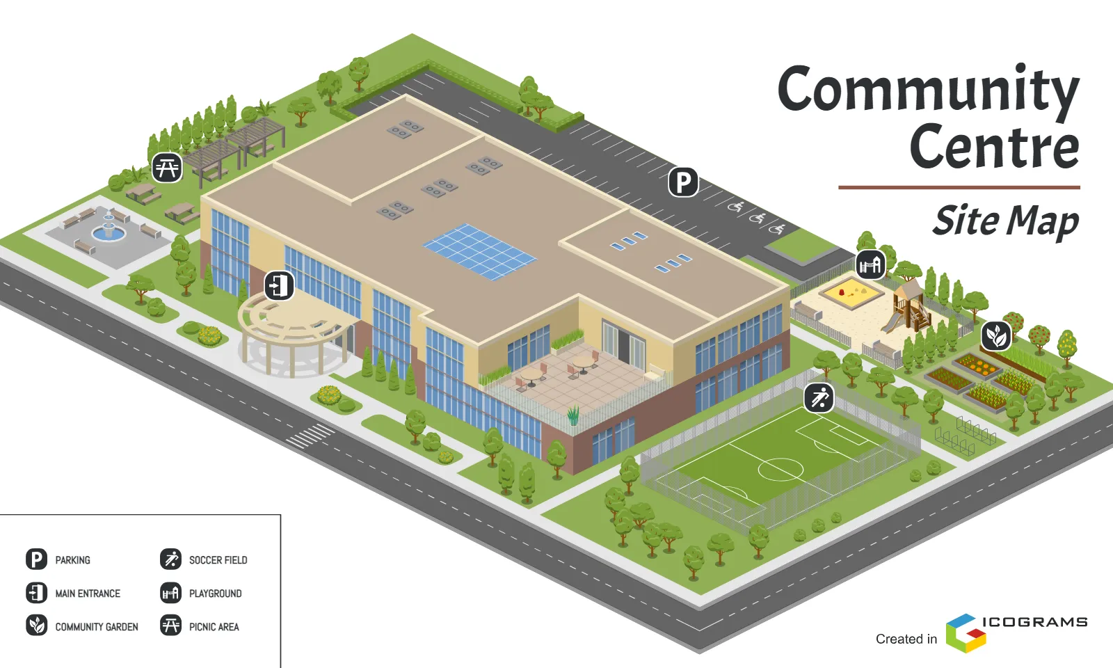 Plan of Community Centre - SECTION 2