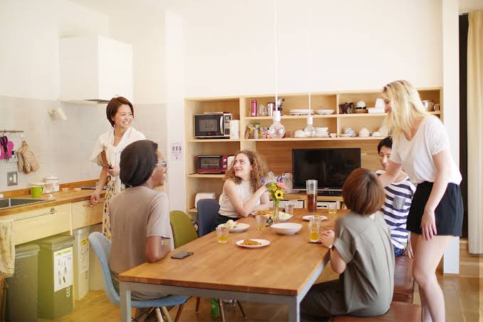 Sharing a house together