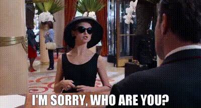 Sorry-who are you? - PASSAGE 1