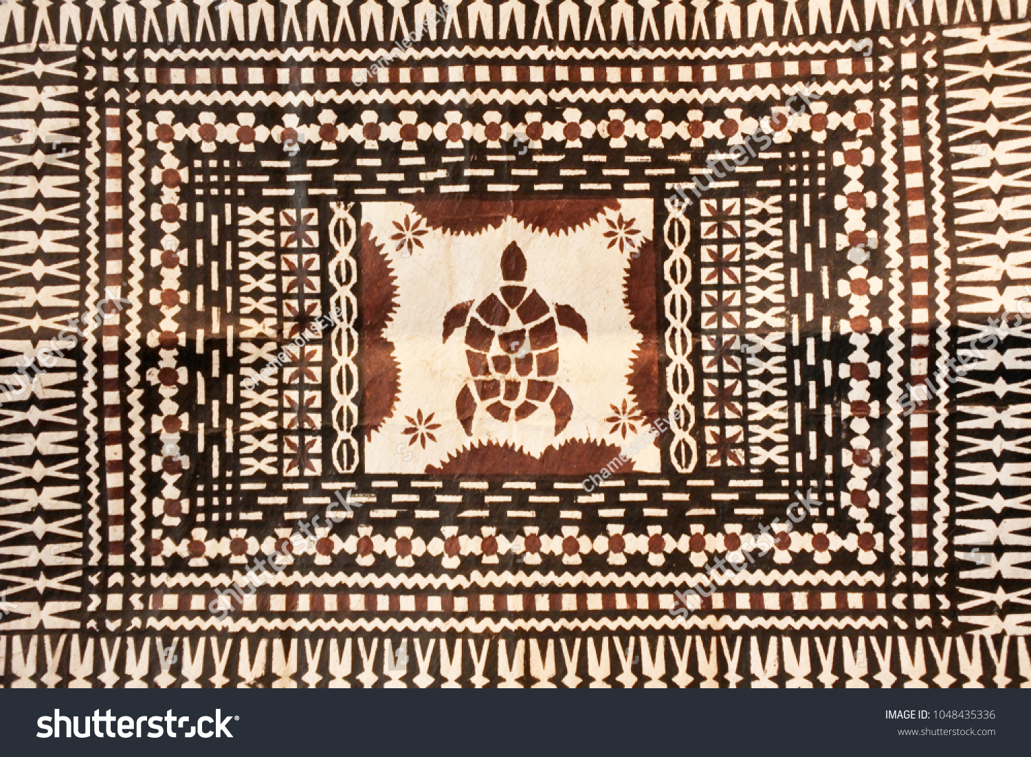 Pacific tapa cloth - SECTION 3