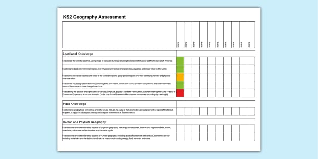 geography assessment - SECTION 3