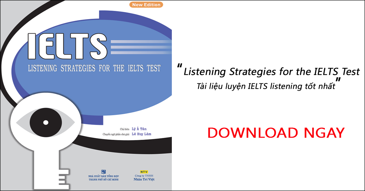 Review sách IELTS Listening Strategies for the IELTS test – Tài liệu ...