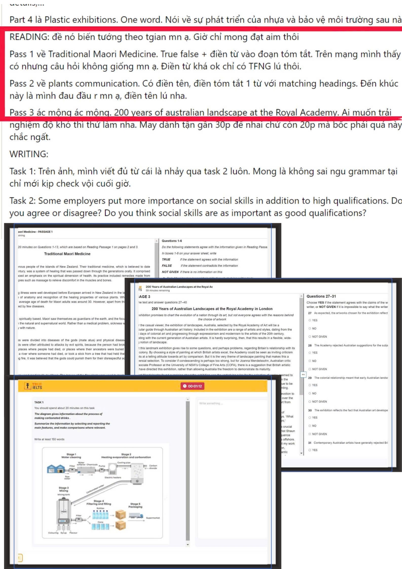 Trúng Full Reading và Writing trong bộ Forecast