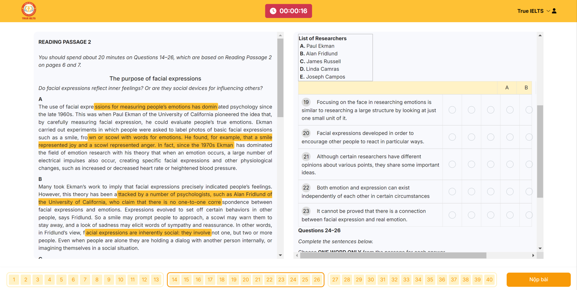 Tại sao chọn TRUE IELTS